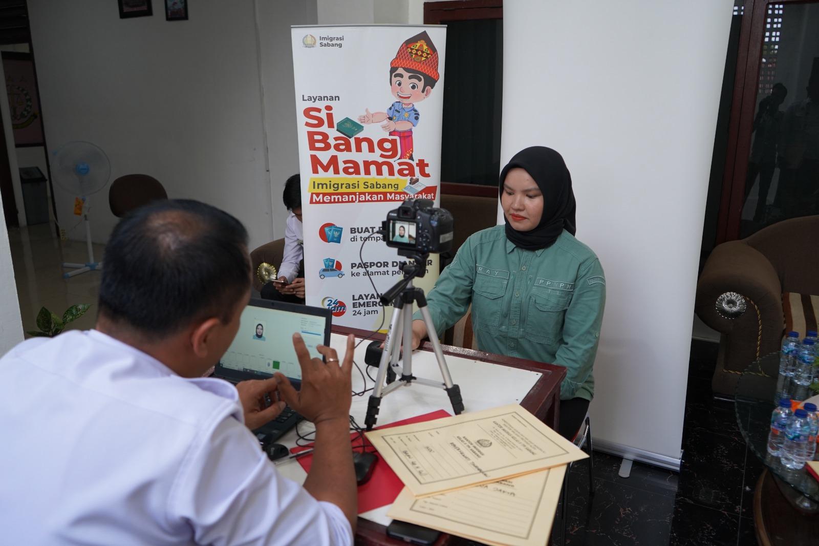 Imigrasi Sabang Berikan Layanan Si Bang Mamat di Kantor Kejaksaan
