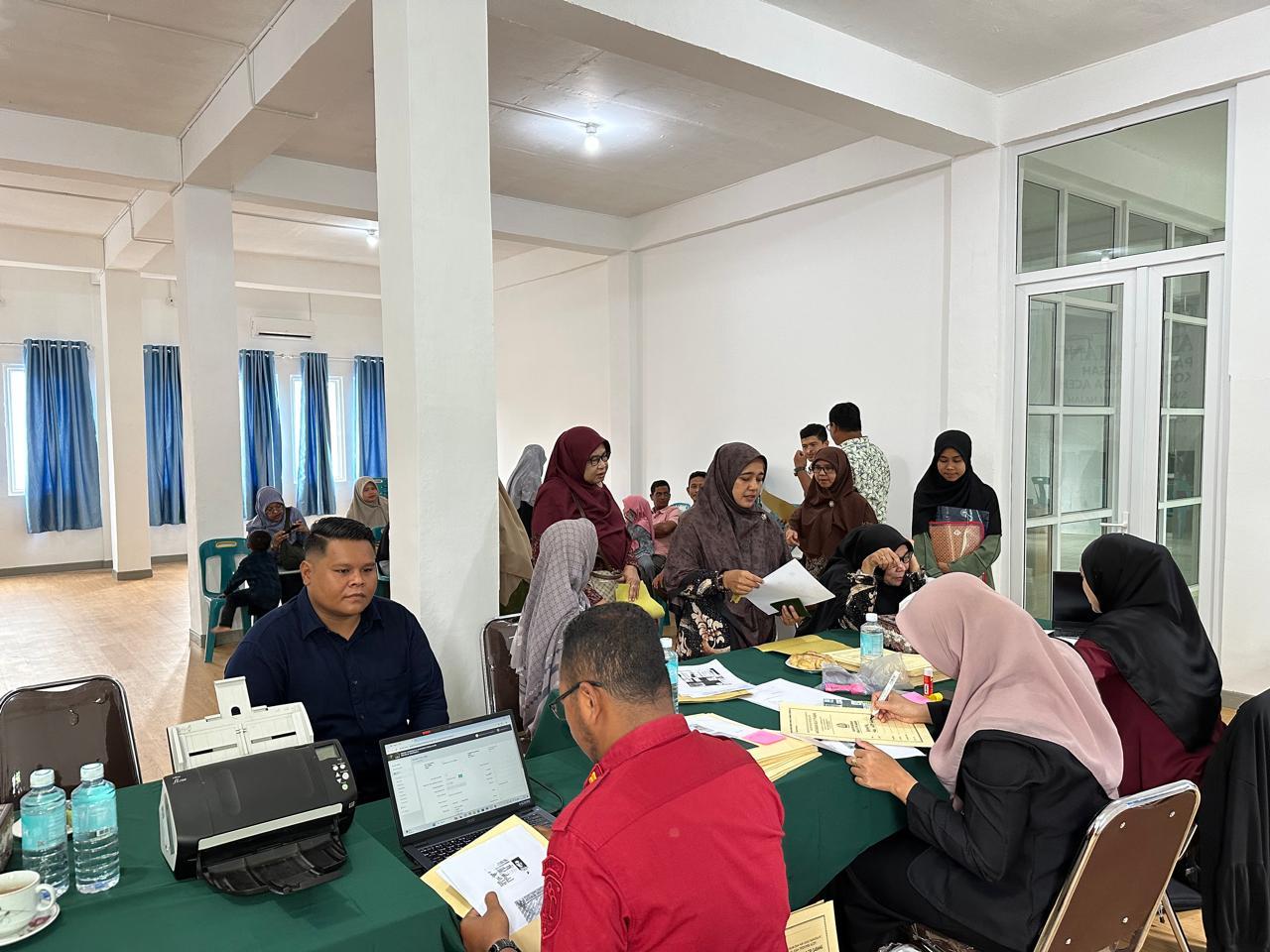 Imigrasi Sabang Layani 51 Pemohon Paspor di Pesantren Babun Najah