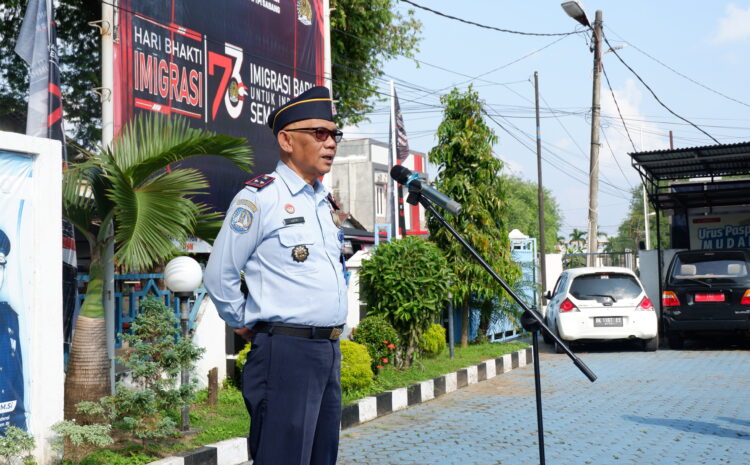  Kepala Kantor Imigrasi Kelas II TPI Sabang Berikan Penguatan Pada Pegawai Terkait TPPO